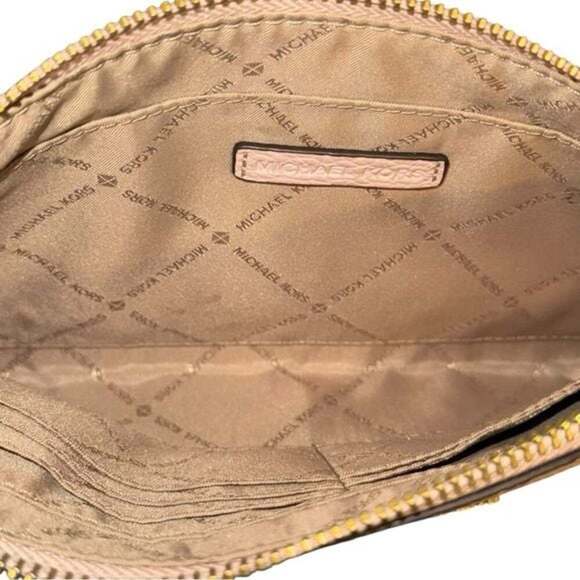 Michael Kors Beige Wristlet Clutch - Picture 9 of 10